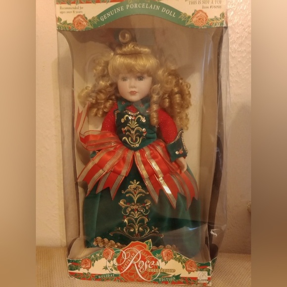 Victorian Rose Collection Other - Decorative Doll Holi Victorian  Rose Collection Brand new in the box